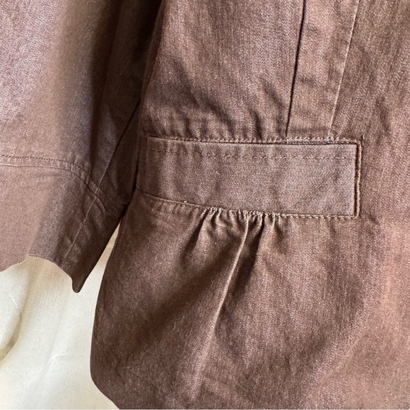 Cato Brown Blazer with Cropped Length and Notched Lapel - Picture 4 of 13